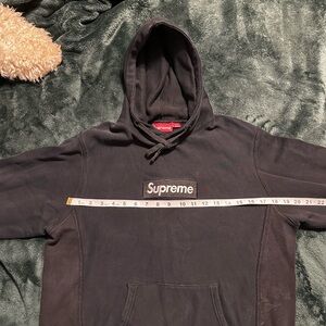 Supreme Black Hoodie for Men